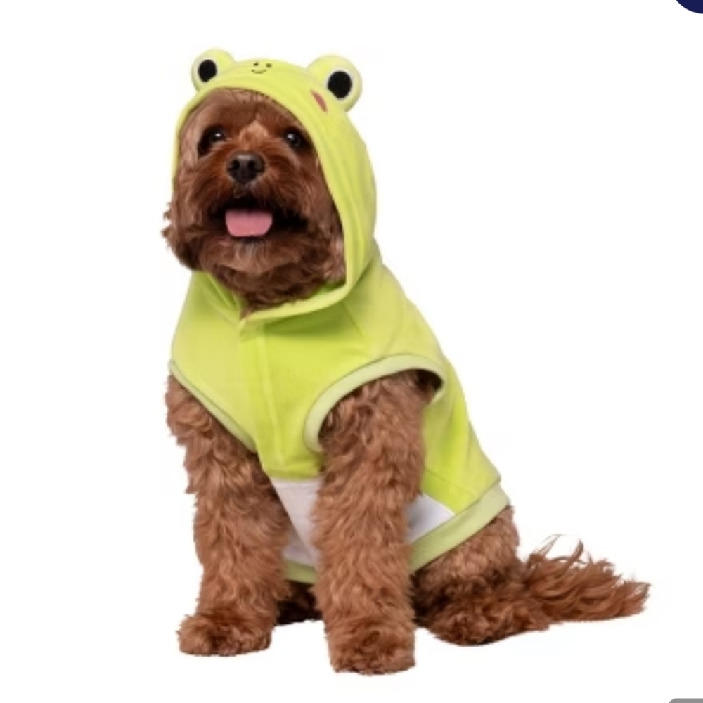 Original Squishmallows Wendy The Frog Pet Hoodie. NWT. Size Medium.